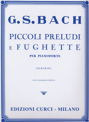 Book cover for Piccoli preludi e fughette