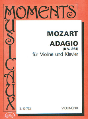 Book cover for Adagio K 261