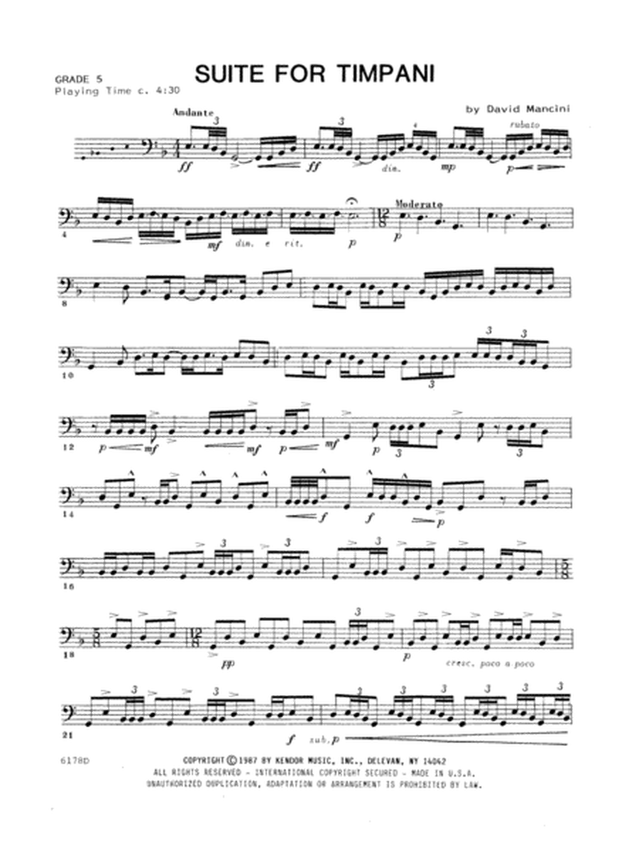 Suite For Timpani