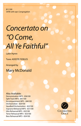 Book cover for Concertato on O Come, All Ye Faithful (Digital)