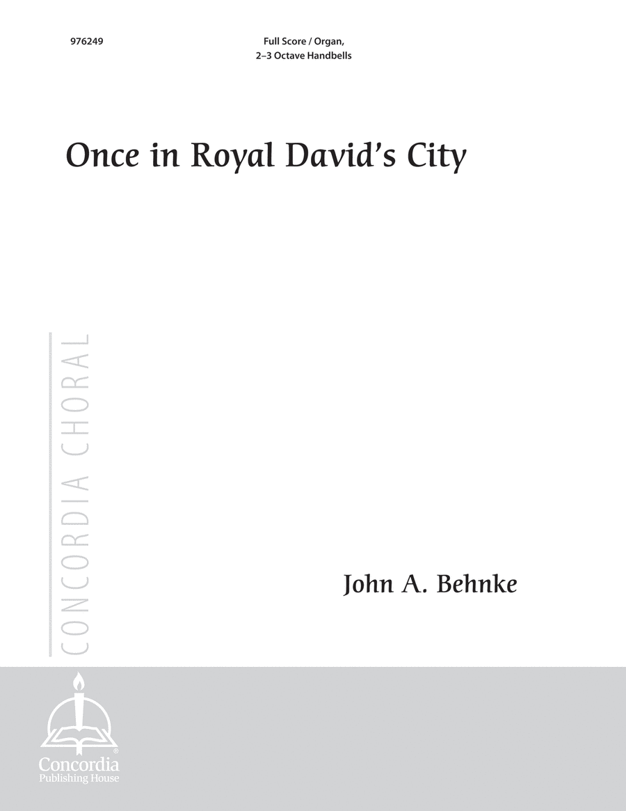 Once in Royal David's City (Full Score / Organ)