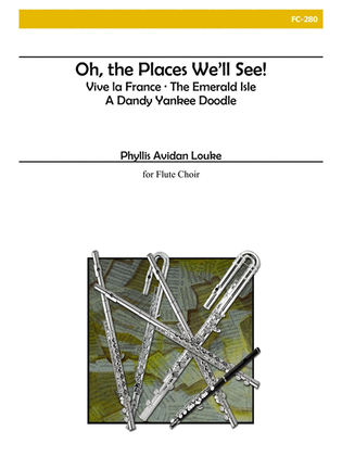 Book cover for Oh, the Places We'll See! for Flute Choir