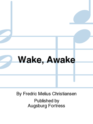 Book cover for Wake, Awake