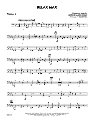 Book cover for Relax Max (arr. Rick Stitzel) - Trombone 4