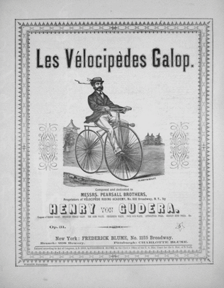 Book cover for Les Velocipedes Galop