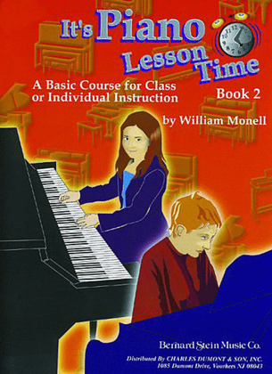 Book cover for It's Piano Lesson Time Book 2