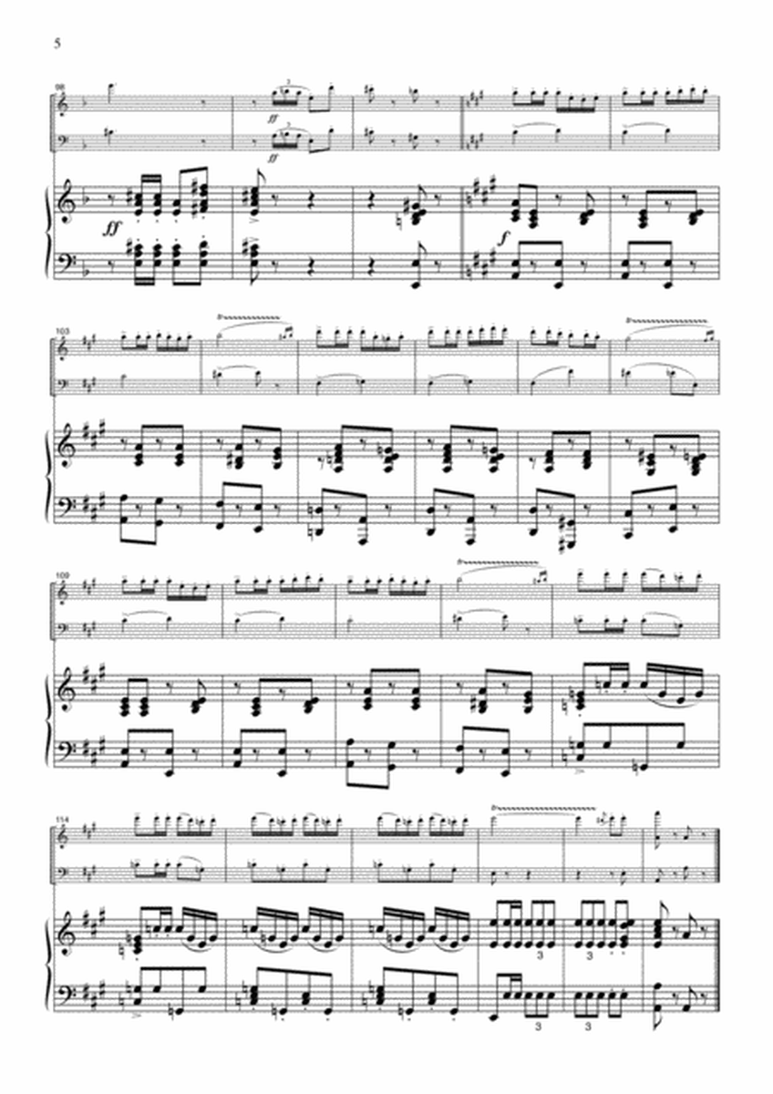 Bizet Prelude to Act 1 from Carmen, for piano trio, PB301