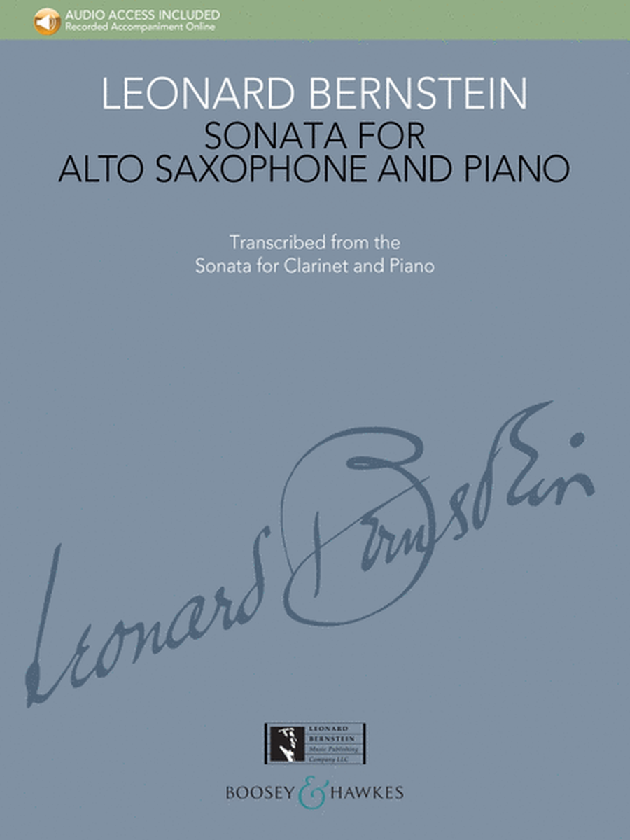 Sonata for Alto Saxophone and Piano