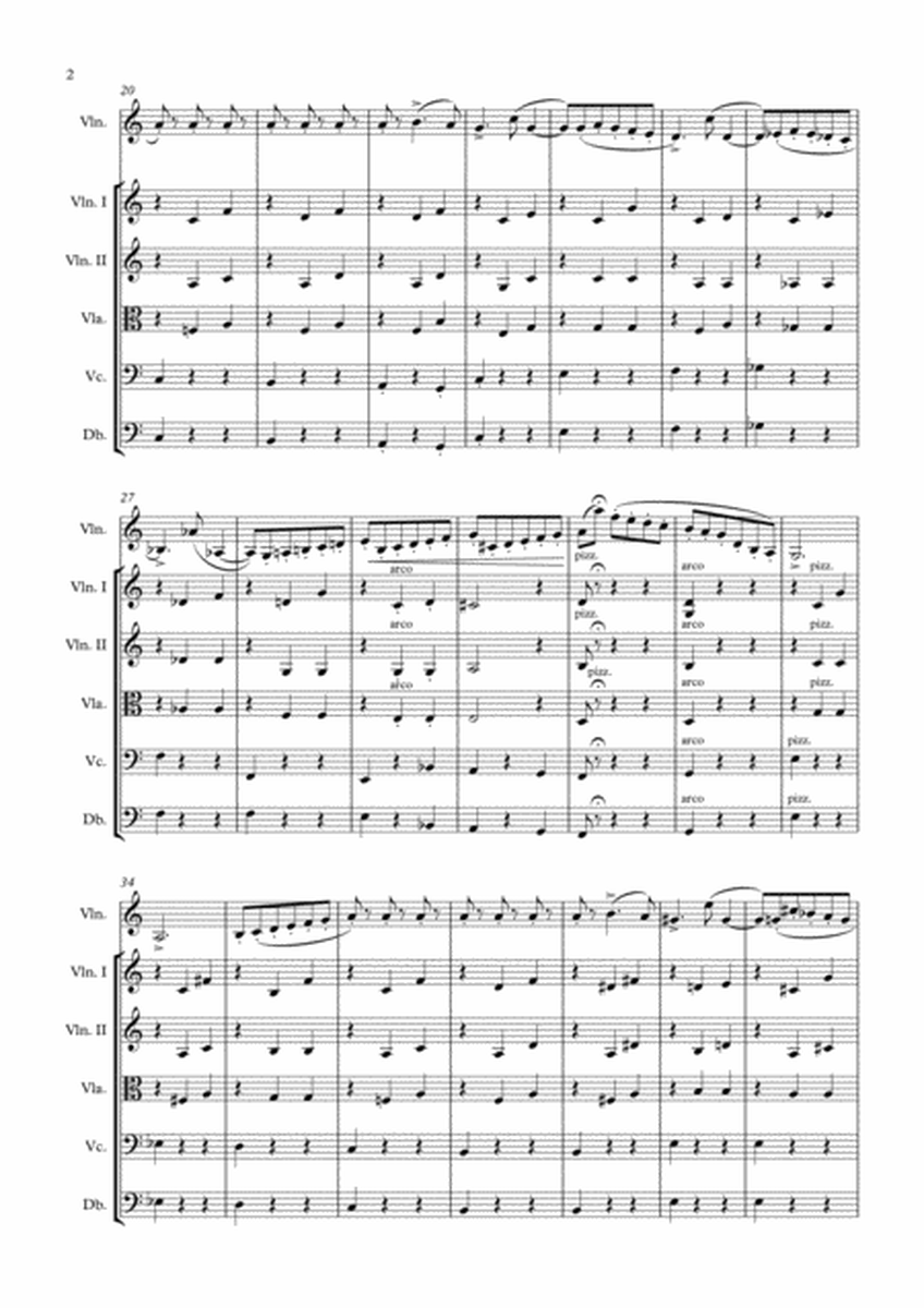 Valse-Scherzo Op.34 (arr. for Violin and Strings)