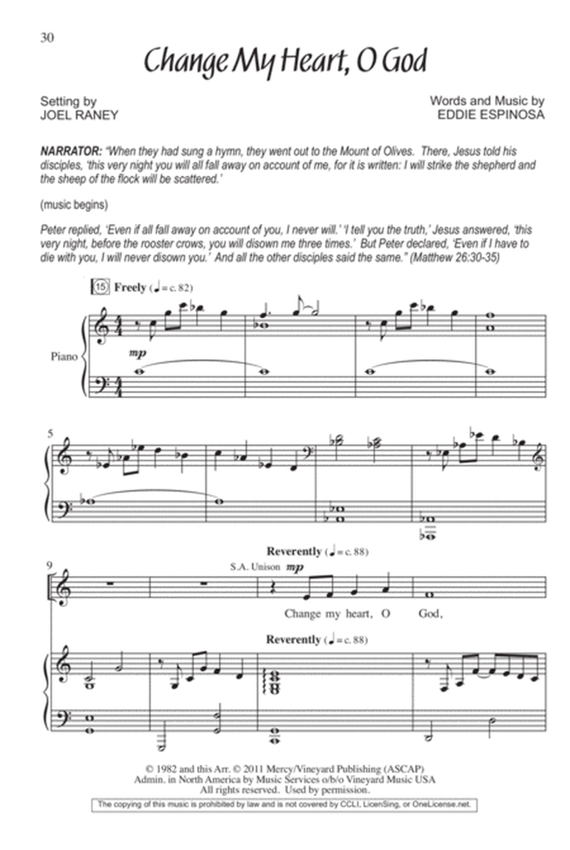 We Remember Calvary (SATB) image number null