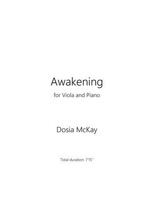 Awakening for Viola and Piano