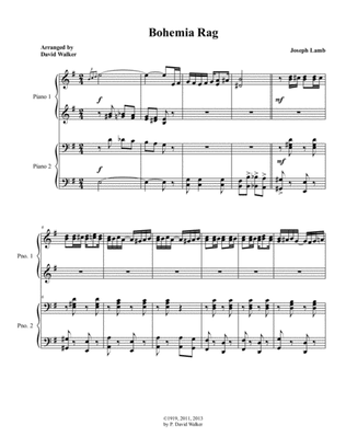 Bohemia Rag Piano Duet