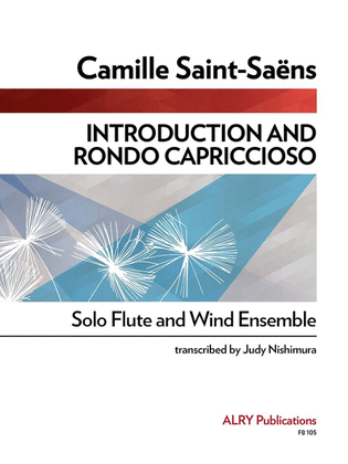 Book cover for Introduction and Rondo Capriccioso for Solo Flute and Wind Ensemble