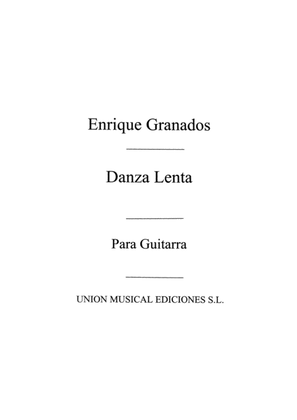 Book cover for Danza Lenta