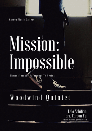 Book cover for Mission: Impossible Theme from the Paramount Television Series MISSION: IMPOSSIBLE