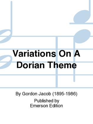 Book cover for Variations On A Dorian Theme