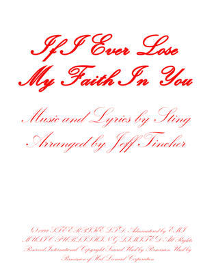 Book cover for If I Ever Lose My Faith In You