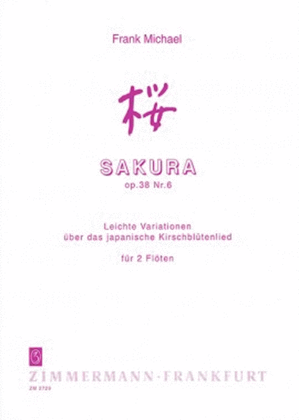Book cover for Sakura Op. 38/6