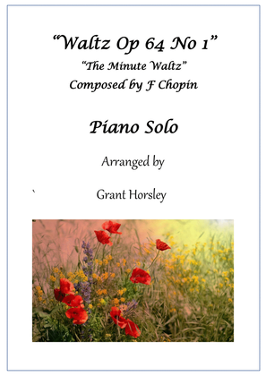 Book cover for Chopin-Minute Waltz op 64 no 1- Simplified version- Intermediate