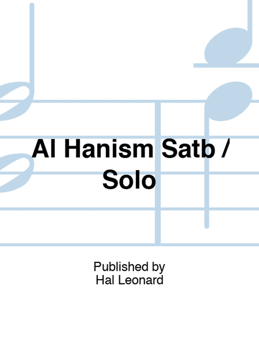 Al Hanism Satb / Solo