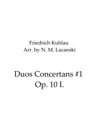 Book cover for Duos Concertans Movement 1