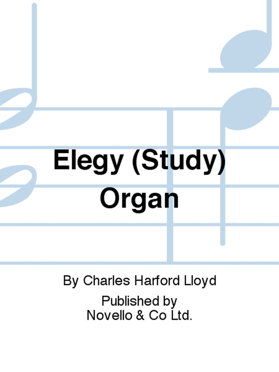 Elegy (Study) Organ