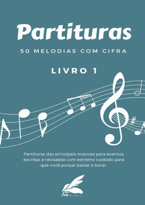 Partituras - 50 Melodias com cifra - Livro 1