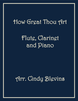 Book cover for How Great Thou Art, Flute, Clarinet and Piano