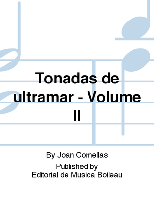 Book cover for Tonadas de ultramar - Volume II