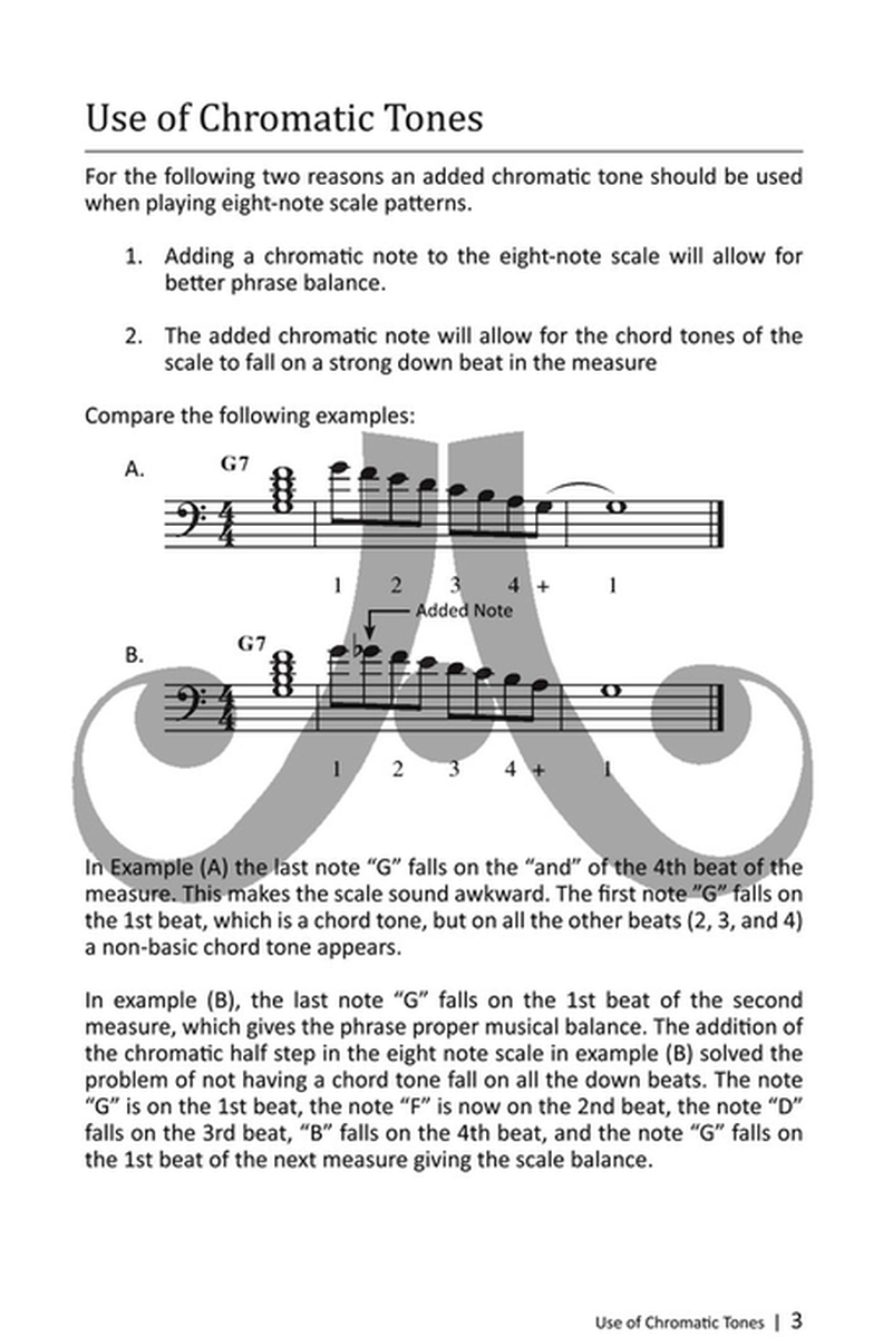 Bebop Scales: Jazz Scales And Patterns In All 12 Keys- Bass Clef