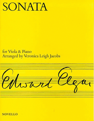 Book cover for Edward Elgar: Sonata Op.82