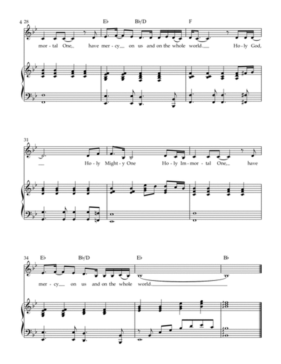 The Chaplet of Divine Mercy in Song - In four keys (Bb, C, D, & Eb) and Choir SATB image number null