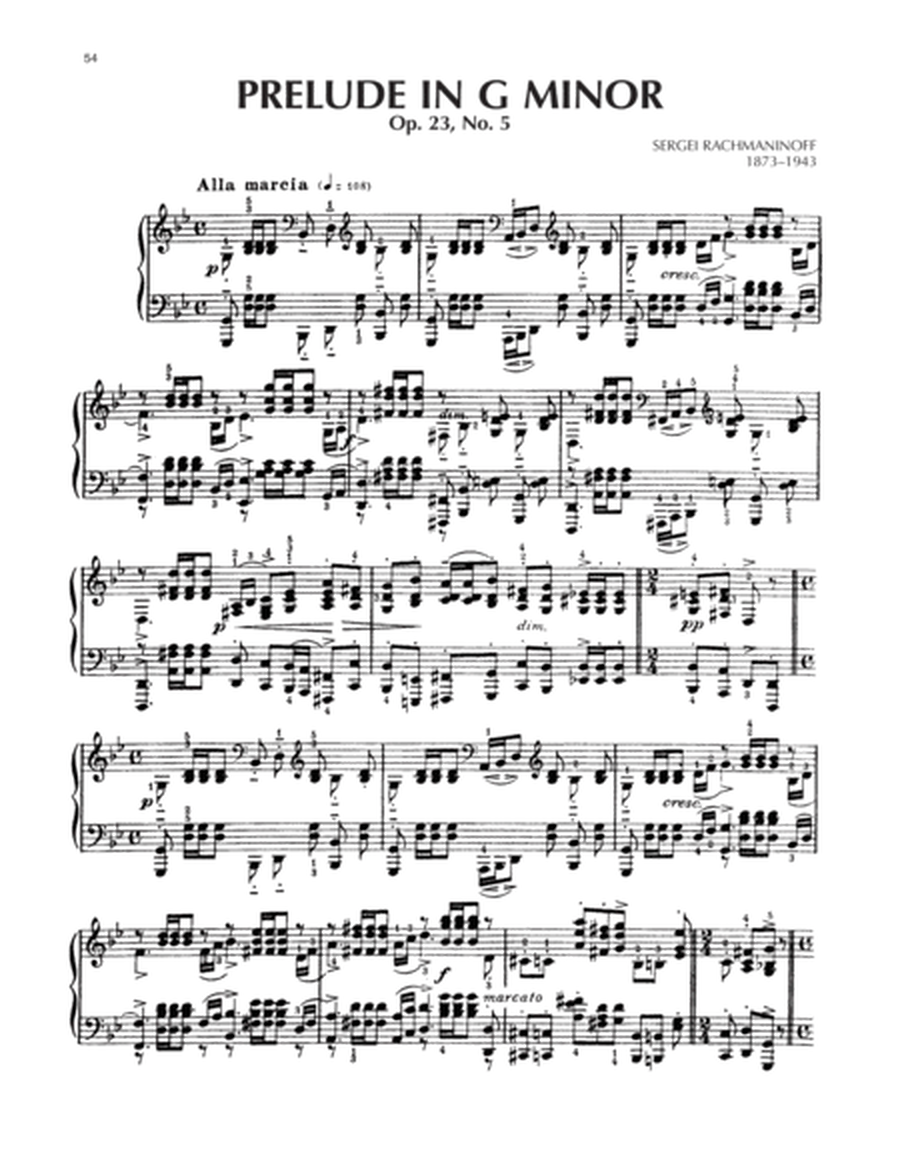 Prelude In G Minor, Op. 23, No. 5