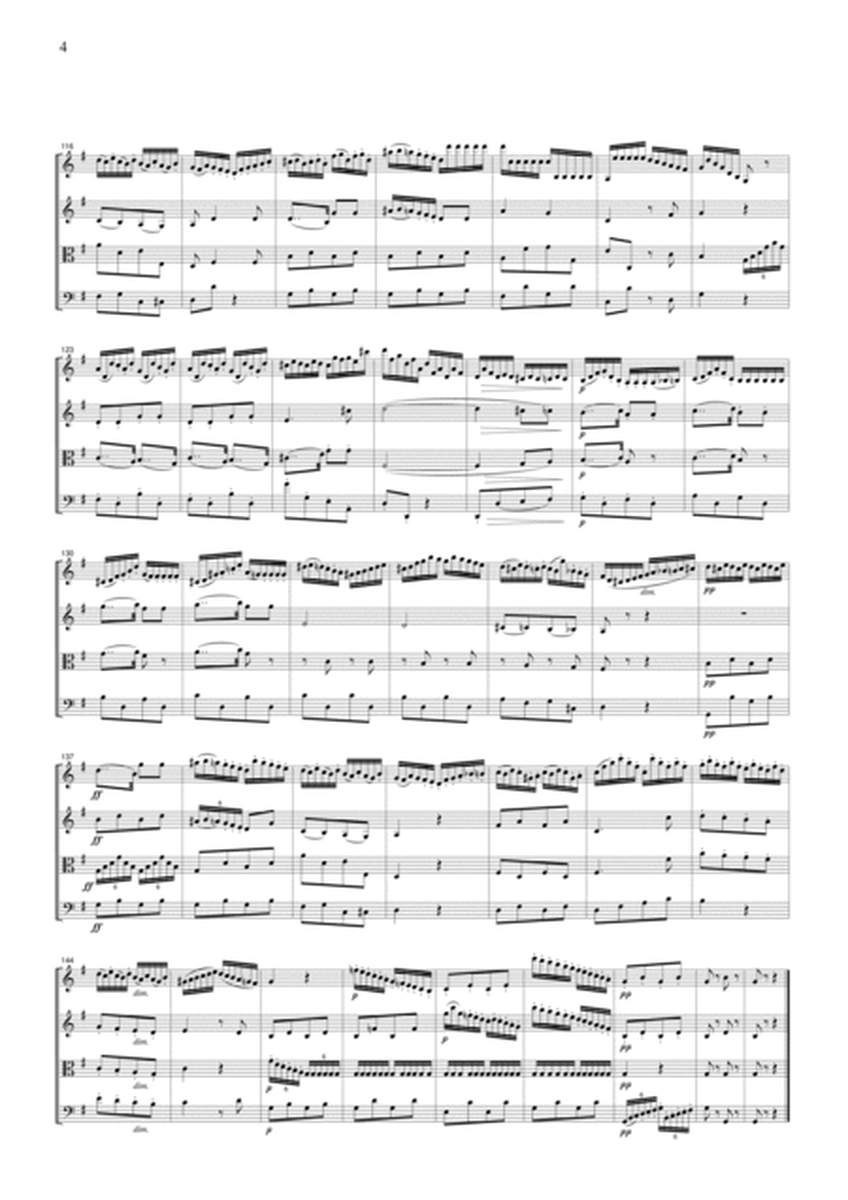 Haydn Symphony No.101 2nd mvt., for string quartet, CH003 image number null