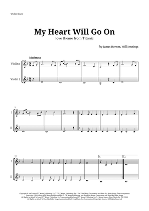 Book cover for My Heart Will Go On (love Theme From 'titanic')