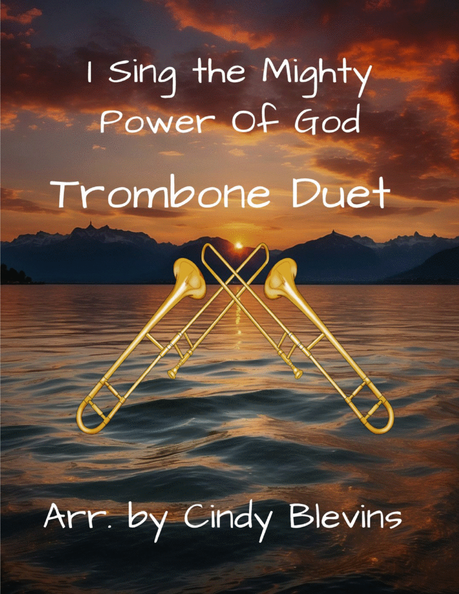 I Sing the Mighty Power Of God, for Trombone Duet image number null
