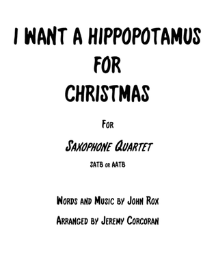 Book cover for I Want A Hippopotamus For Christmas (Hippo The Hero)