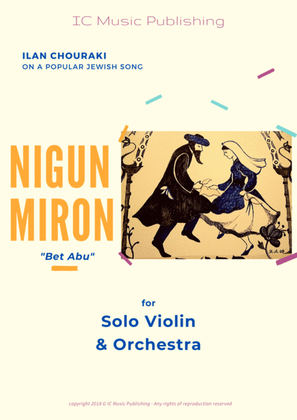 Book cover for Nigun Miron Bet Abu for Solo Violin & Orch.