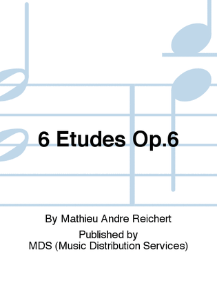 Book cover for 6 Etudes Op.6