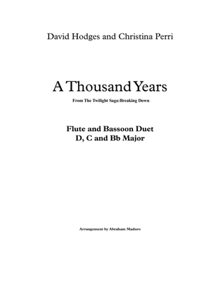 Book cover for A Thousand Years