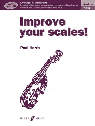 Book cover for Improve Your Scales! Violin Grade 4