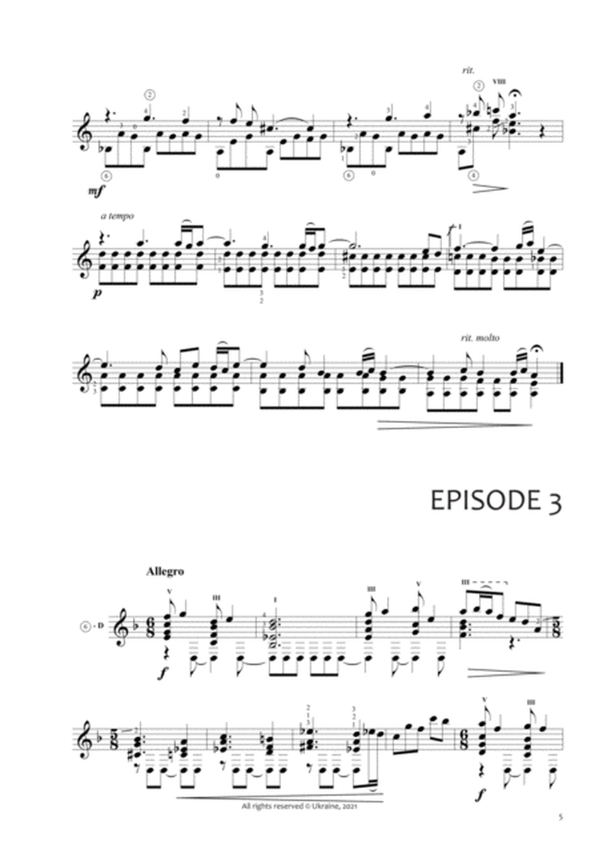 Musical Cycle "EPISODES" for solo guitar image number null