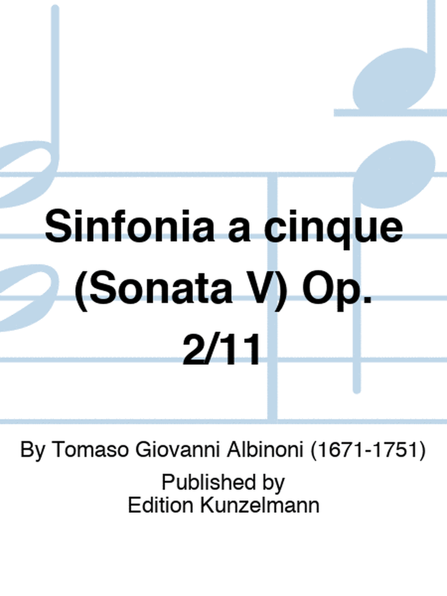 Sinfonia a cinque (Sonata 5) Op. 2/9