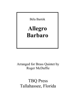 Book cover for Allegro Barbaro