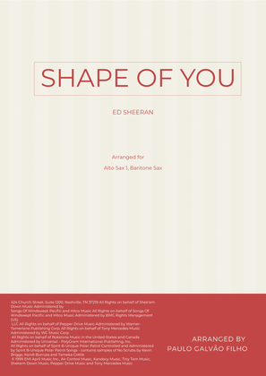 Book cover for Shape Of You