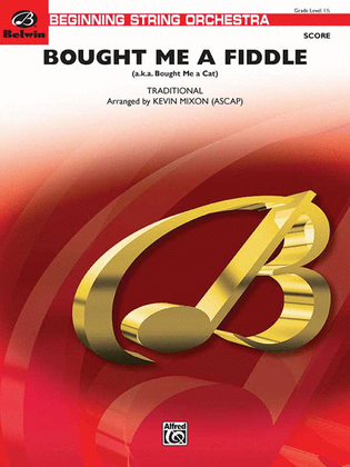 Book cover for Bought Me a Fiddle