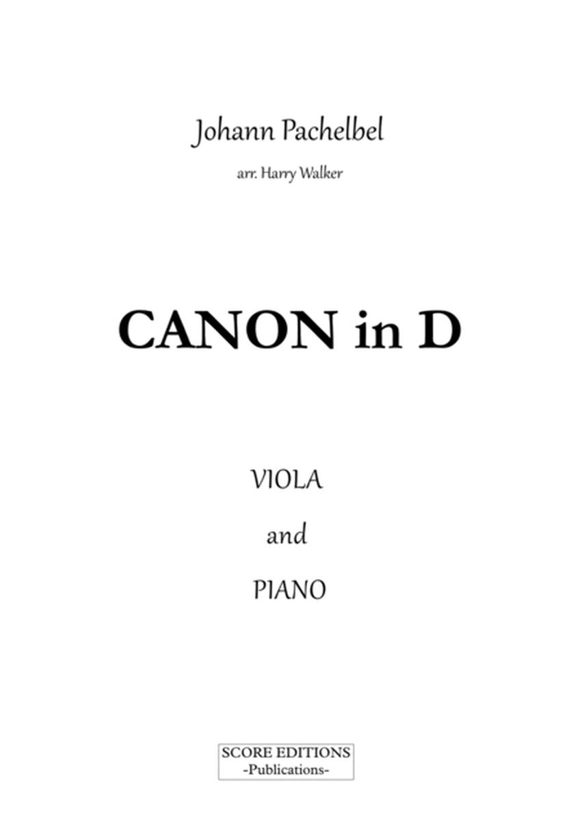 Pachelbel: Canon in D (for Viola and Piano) image number null