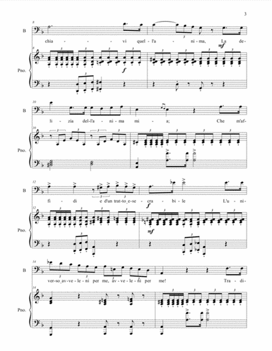 ERI TU CHE MACCHIAVI - G. Verdi - From Il ballo in maschera - For Bariton and Piano image number null
