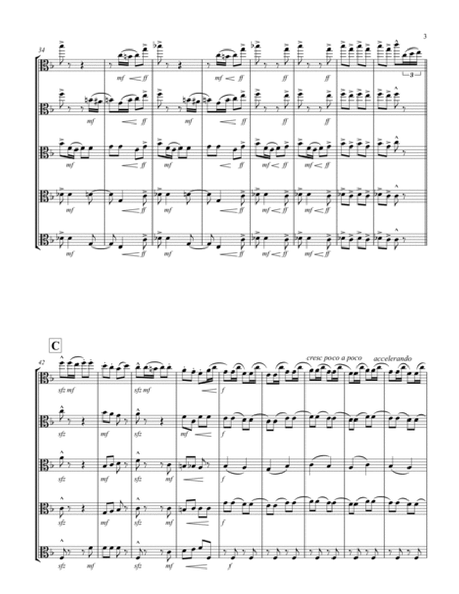 Russian Dance ("Trepak") (from "The Nutcracker Suite") (F) (Viola Quintet)