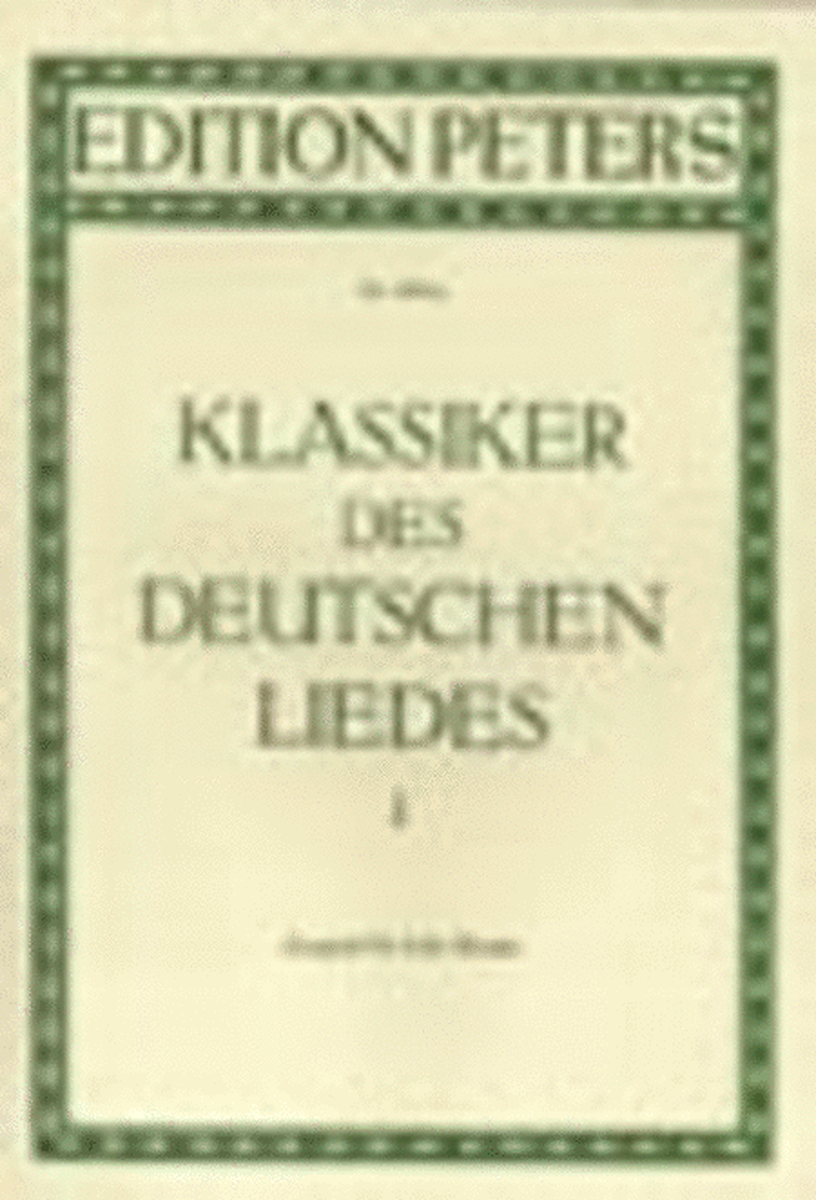 Classics of the German Lied